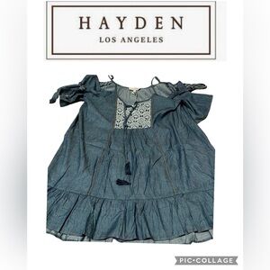 Hayden Blue Midi Dress
